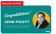 Félicitations à John Pigott qui a reçu le prix Golden Pencil 2024