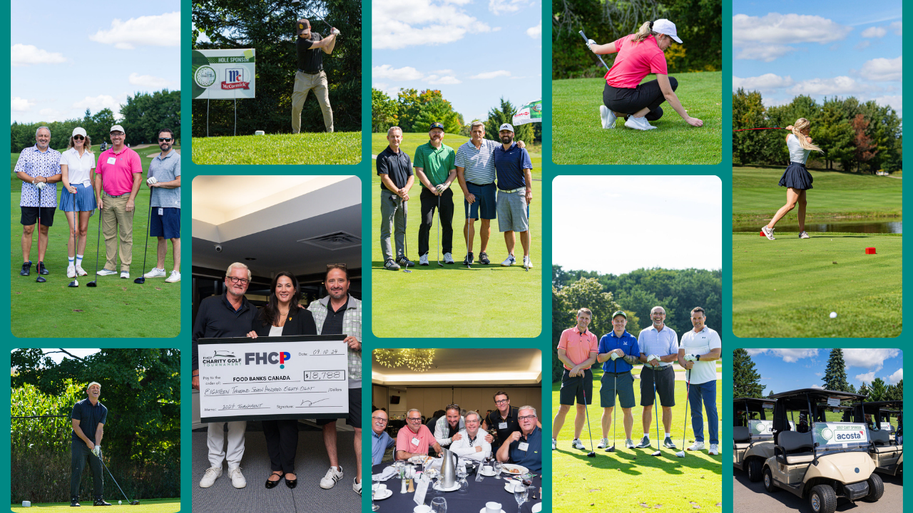 Le tournoi de golf bénéfice annuel de PASC amasse plus de 18 000 $ pour Banques alimentaires Canada!