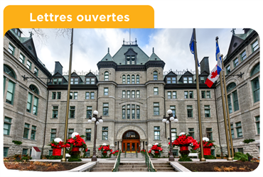 Les candidats et les chefs de parti du Québec doivent protéger les emplois et prioriser les chaînes d’approvisionnement essentielles
