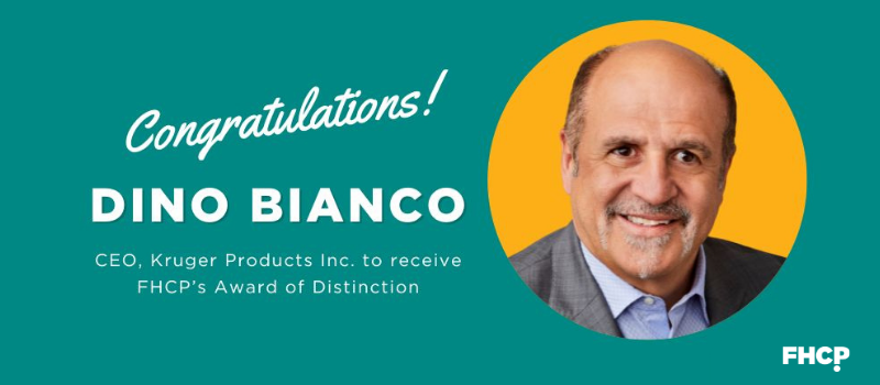 Dino Bianco to receive FHCP’s 2023 Award of Distinction
